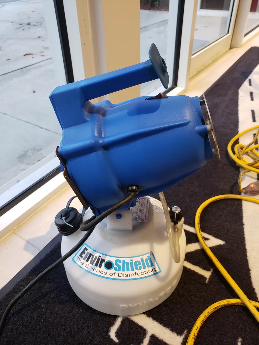 EnviroShield disinfecting equipment for virus sanitation