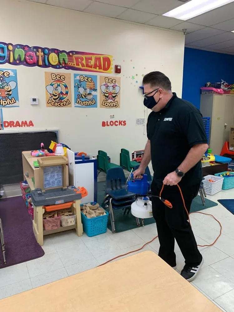 School and childcare cleaning